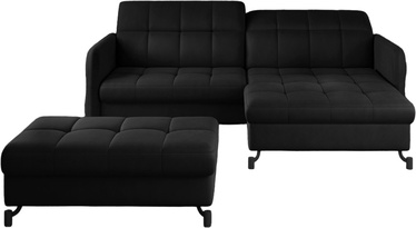 Комплект мебели Lorelle & Pouf Right Mat Velvet 99, комнатные, черный