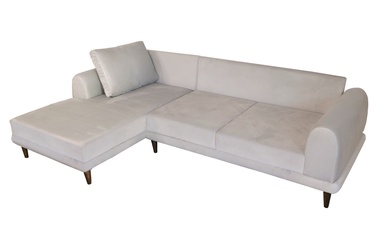 Kampinė sofa Atelier Del Sofa Nero, šviesiai pilka, kairinė, 160 x 250 cm x 78 cm