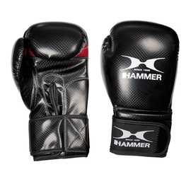 Боксерские перчатки Hammer X-Shock 95312, черный/красный, 12 oz