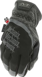 Darba cimdi sniega Mechanix Wear ColdWork FastFit, flīss, melna/pelēka, L, 2 gab.