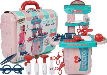 Rotaļlietu ārsta komplekts Lean Toys Little Doctors Set, daudzkrāsaina