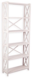 Plaukts Felix 6, balta, 80 cm x 31 cm x 202 cm