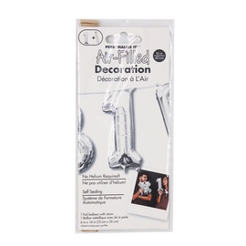 Balons Air Filled Decoration 1, sudraba