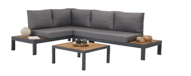 Комплект уличной мебели Kalune Design Verona Wood, серый/коричневый, 1-4 места