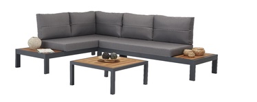 Välimööbli komplekt Kalune Design Verona Wood, hall/pruun, 1-4 istekohta