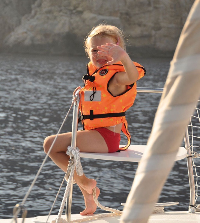 Glābšanas veste Aquarius Child Lifesticle Vest, oranža, 15 - 30 kg