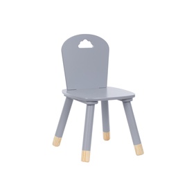 Bērnu krēsls Atmosphera Sweet 127153C, pelēka, 31.5 cm x 50 cm