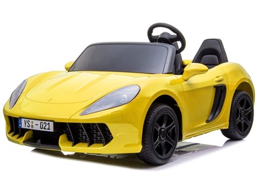 Bezvadu automašīna Lean Toys YSA021A, dzeltena