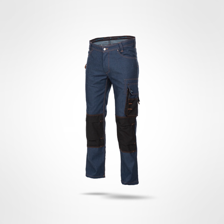 Брюки Sara Workwear 10541, синий/коричневый, LS