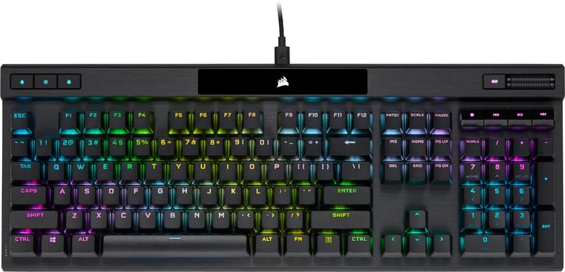 Klaviatuur Corsair Gaming K70 RGB PRO CORSAIR OPX Inglise (US), must