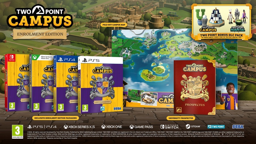 PlayStation 4 (PS4) mäng Sega Two Point Campus Enrolment Edition
