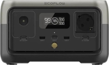 Nešiojamas įkroviklis (Power bank) EcoFlow ECOFLOW RIVER 2, 104000 mAh, 300 - 600 W, pilka