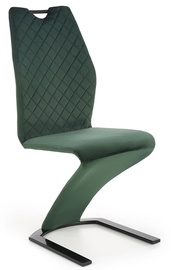 Ēdamistabas krēsls K442, 46 cm x 61 cm x 102 cm, tumši zaļa (bojāts iepakojums)