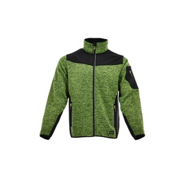 Джемпер Sara Workwear Comfort, черный/зеленый, хлопок/полиэстер, 2XL размер