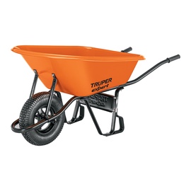 Üherattaline käru Truper HDPE, oranž, 100 l
