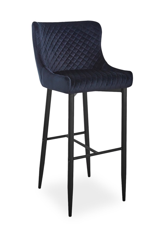 Bāra krēsls Modern Colin B H-1, melna, 42 cm x 46 cm x 109 cm