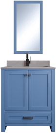 Комплект мебели для ванной Kalune Design Erie 30, синий, 54 x 75 см x 86 см