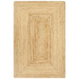 Ковер VLX Handmade Rug Jute 133730, светло-коричневый, 230 см x 160 см