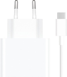 Telefona lādētājs Xiaomi 67W Charging Combo Type-A EU, USB-C, balta