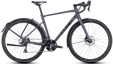 Велосипед гибридный Cube Nuroad Race FE, 28 ″, M рама, черный/серый