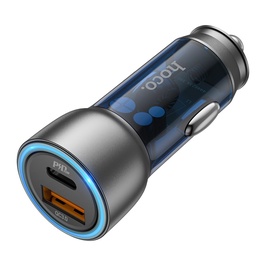 Зарядное устройство Hoco NZ8, USB Type C/USB-A, 0.065 м, синий, 43 Вт