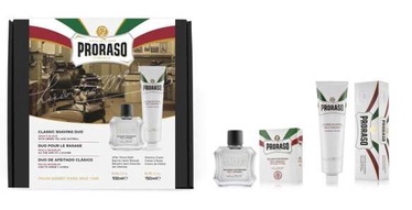 Комплект Proraso White Classic Shaving Duo, 250 мл