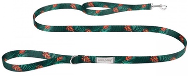 Siksna Amiplay Be Happy Jungle XL, sarkana/zaļa, 1.5 m