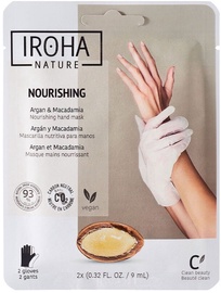 Mask kätele Iroha Nature Argan & Macadamia, 9 ml, 2 tk