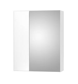 Piekarināms vannas istabas skapis ar spoguli Riva SV50A-2, balta, 12.8 cm x 49.6 cm x 60.3 cm