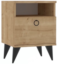 Naktinis staliukas Kalune Design Barlo Sapphire, medžio, 36.8 x 40 cm x 55 cm