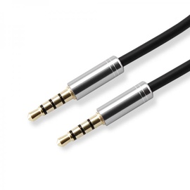 Kaabel Sbox 3.5mm - 3.5mm Braided, valge/must, 1.5 m