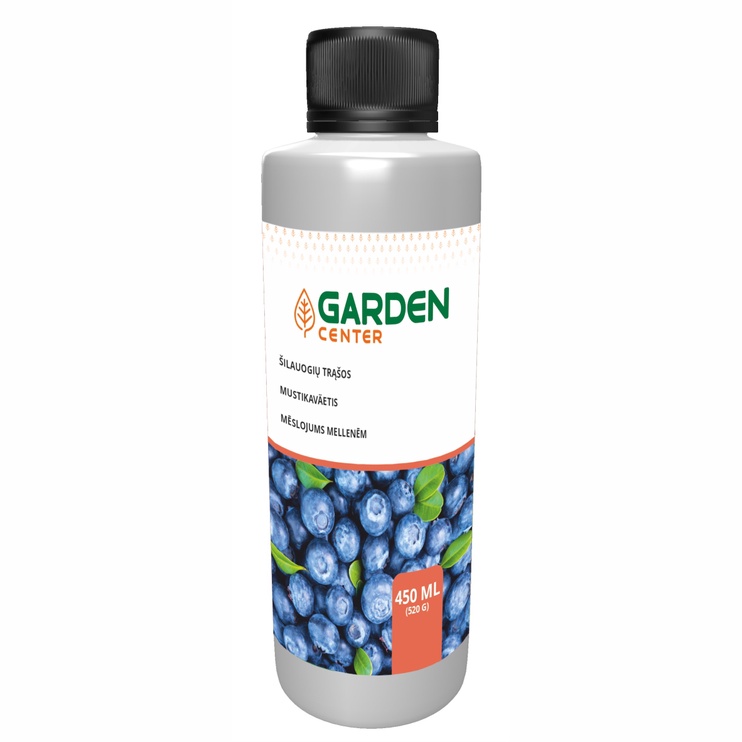 Mēslojums lauka augiem mellenēm Garden Center, šķidrums, 0.45 l