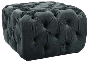 Pufs Sophia Velvet Bluvel 19, melna, 61 cm x 61 cm x 41 cm