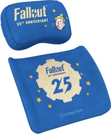 Подушка на стул Noblechairs Fallout 25th Anniversary Edition, синий/желтый, 300 мм x 190 мм, 2 шт.