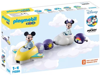 Konstruktor Playmobil 1-2-3 Disney Mickeys & Minnies Cloud Ride 71320, plastik
