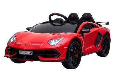 Bezvadu automašīna Lamborghini Aventador, sarkana