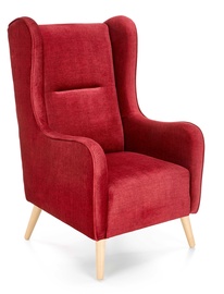 Atzveltnes krēsls Chester, sarkana, 85 cm x 67 cm x 114 cm