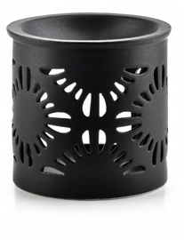 Подсвечник Mondex Fragrance oil Fireplace, керамика, Ø 7.5 см, 7.5 см, черный