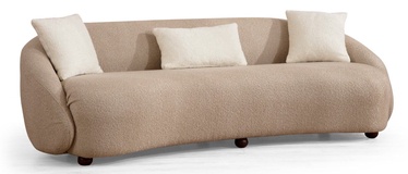 Dīvāns Hanah Home Napoli 3 Seat, gaiši brūna, 230 x 94 x 75 cm
