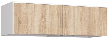 Шкафчики Akord S150, прозрачный/белый/коричневатый, 60 см x 150 см x 45 см