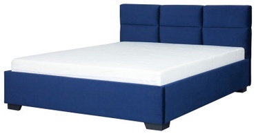 Кровать Bodzio Sawona SAW160-BM-P5, 160 x 200 cm, синий, с решеткой