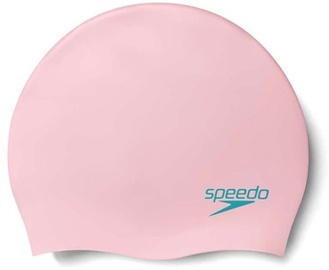 Шапочка для плавания Speedo Plain Moulded Jr, синий/розовый