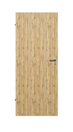 Полотно межкомнатной двери Domoletti Kleopatra, левосторонняя, дуб вотан, 203 x 84.4 x 4 см