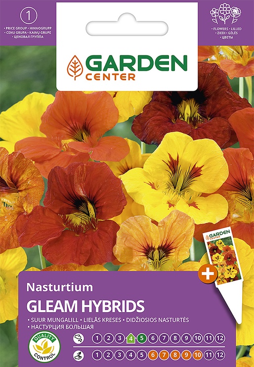 Sēklas Garden Center kreses Gleam Hybrids, 3 g