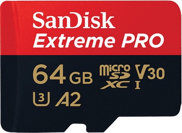 Mälukaart SanDisk Extreme PRO, 64 GB