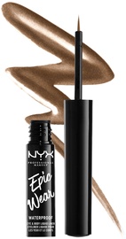 Silmalainer NYX Epic Wear Metallic 04 Brown Metal, 3.5 ml