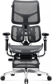 Kontoritool Diablo Chairs Brave, 70 x 70 x 129 - 151 cm, must