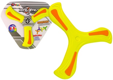 Бумеранг Lean Toys, 23 см x 23 см, желтый