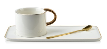 Tass lusika ja alustassiga AffekDesign Cynthia, 3 tk, 0.2 l