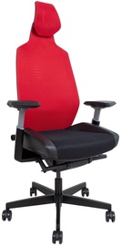 Игровое кресло Home4you Ronin, 42 - 47 x 71 x 119 - 139 см, черный/красный